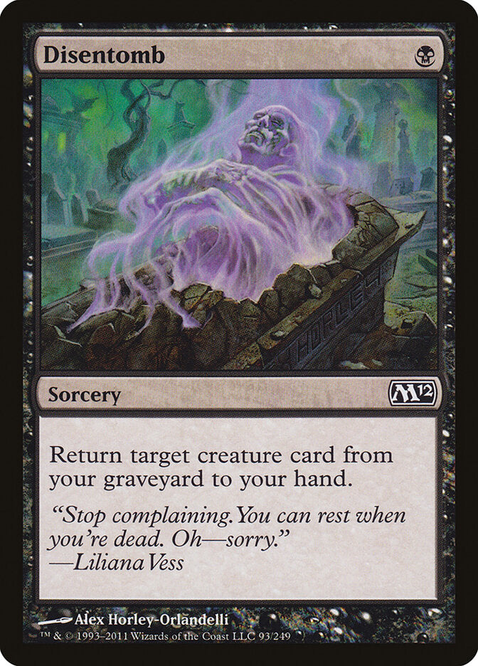 Disentomb front