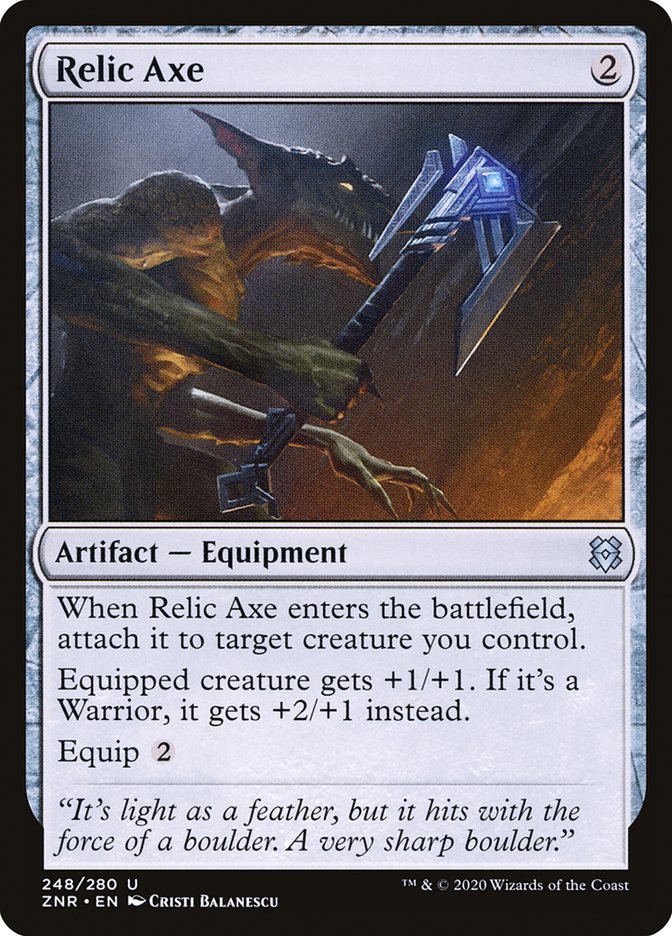 Relic Axe front