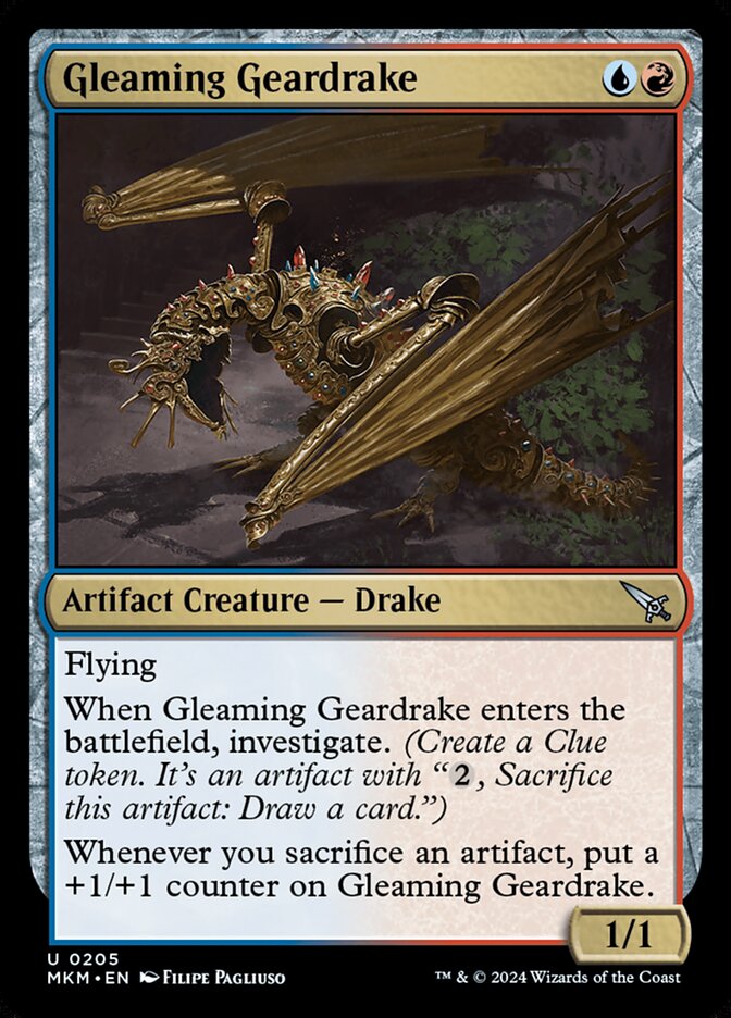 Gleaming Geardrake front
