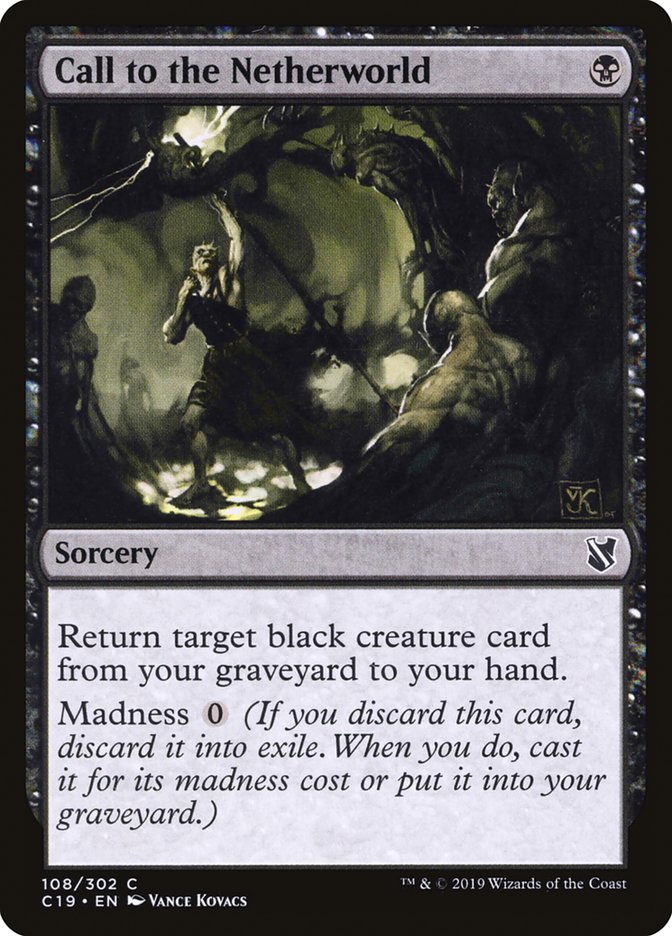 Call to the Netherworld front