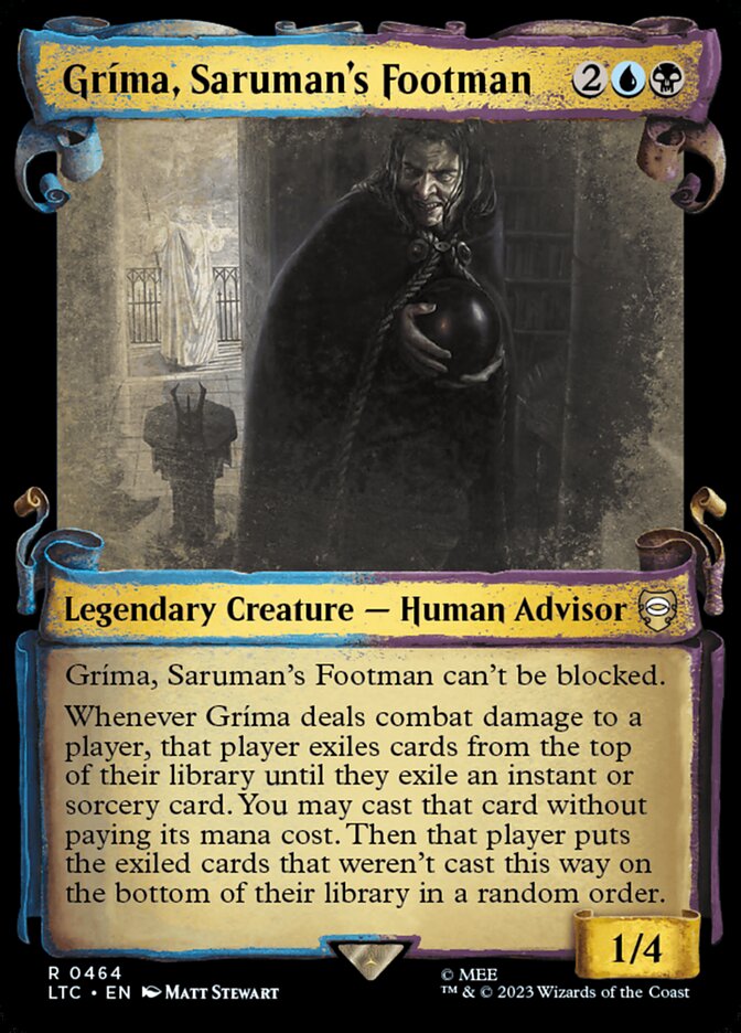 Gríma, Saruman's Footman front