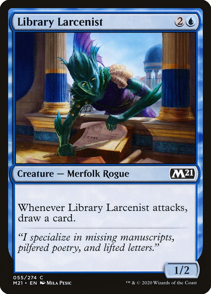 Library Larcenist front