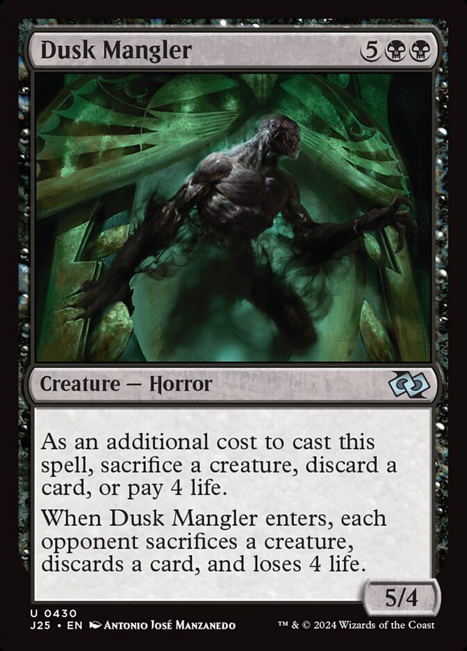 Dusk Mangler front