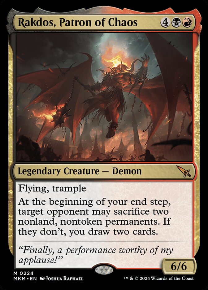 Rakdos, Patron of Chaos front