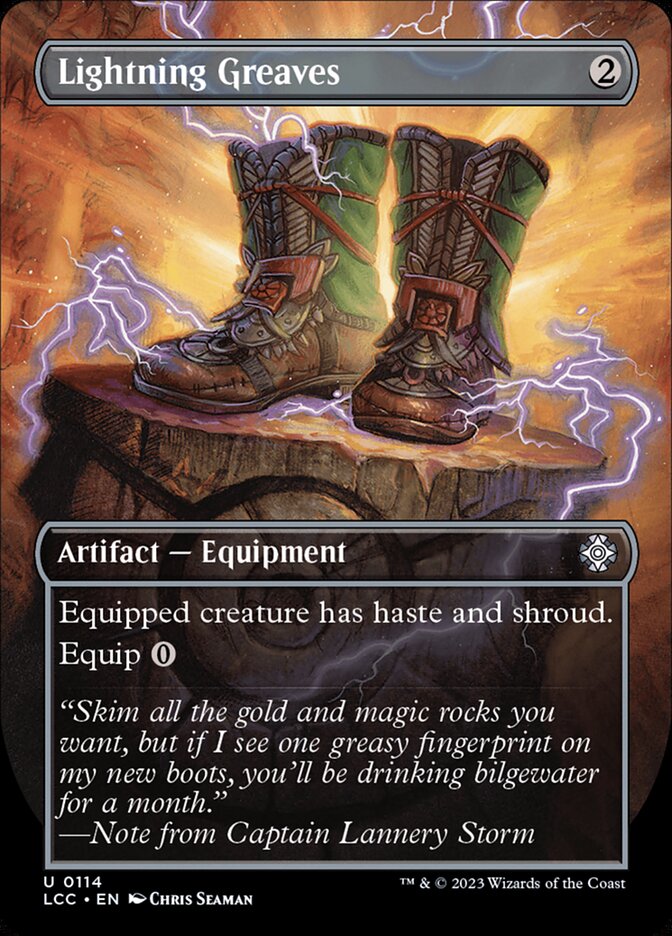 Lightning Greaves front