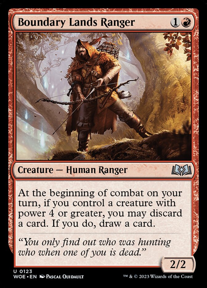 Boundary Lands Ranger front