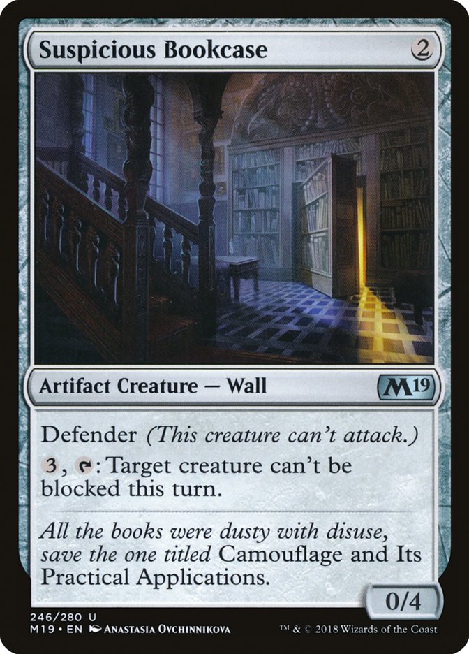 Suspicious Bookcase front