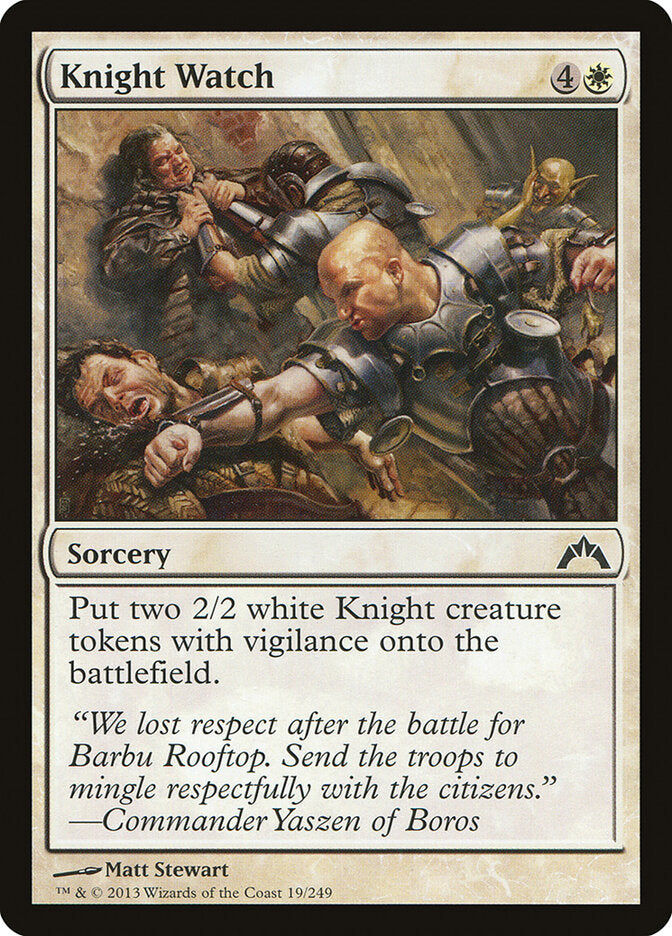 Knight Watch front