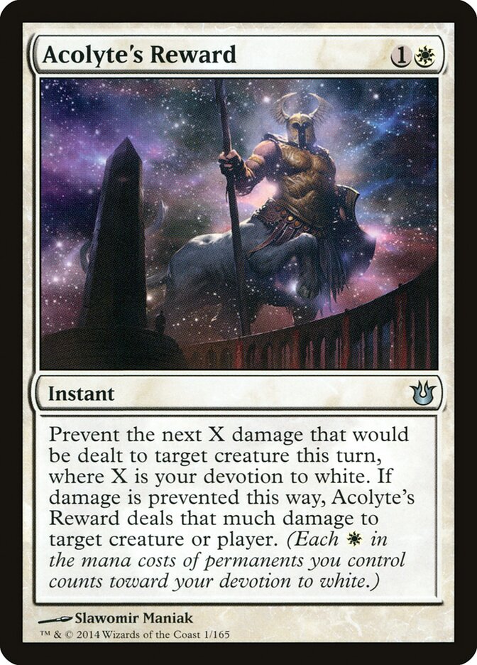 Acolyte's Reward front