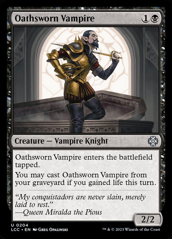 Oathsworn Vampire front