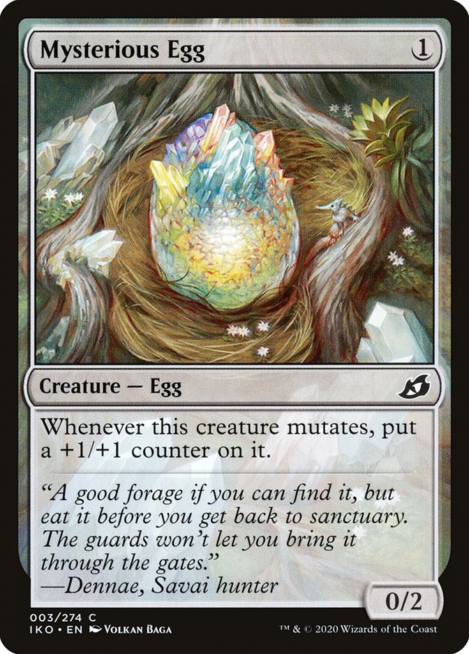 Mysterious Egg front