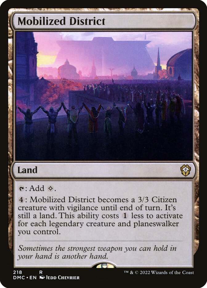 Mobilized District front