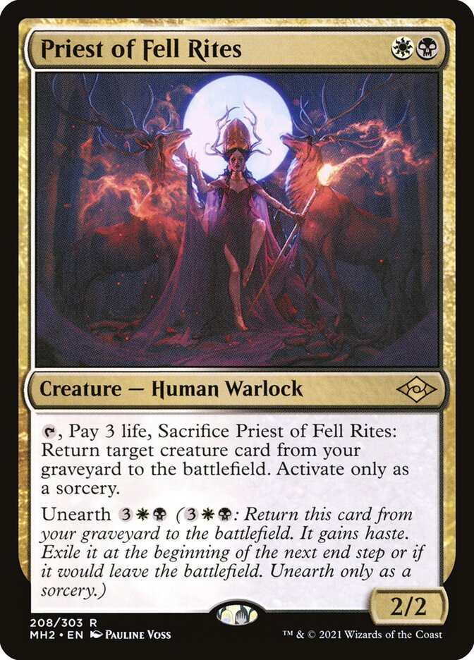 Priest of Fell Rites front