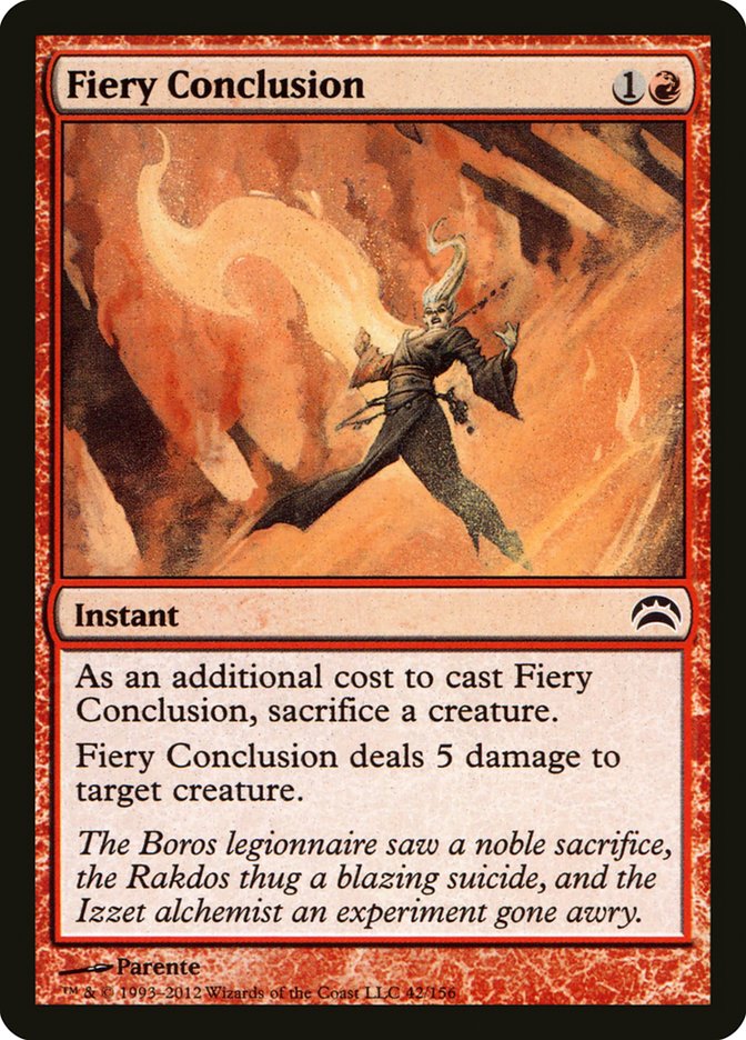 Fiery Conclusion front