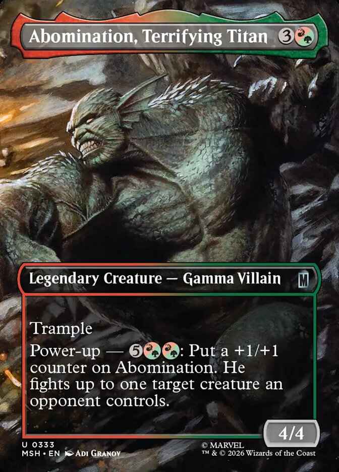 Abomination, Terrifying Titan (Borderless)