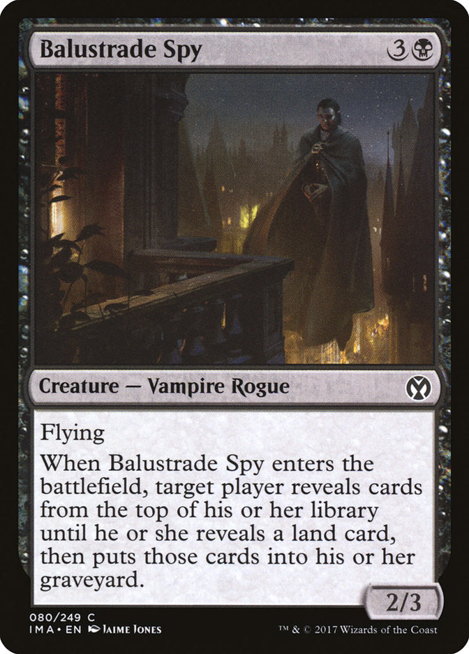 Balustrade Spy front