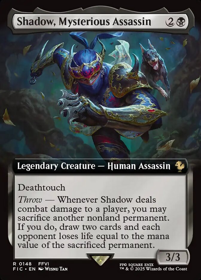 Shadow, Mysterious Assassin front