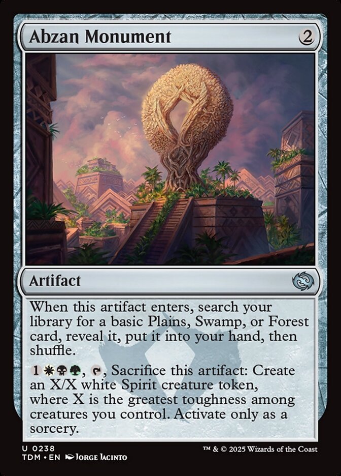 Abzan Monument front