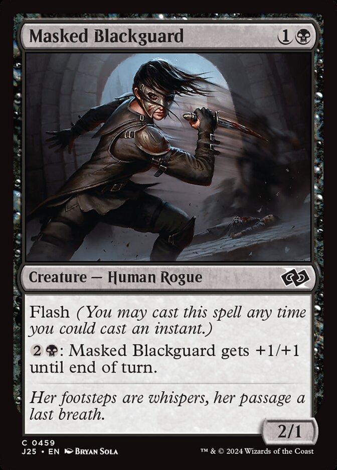 Masked Blackguard front