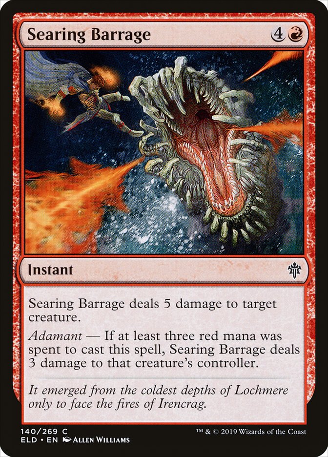 Searing Barrage front