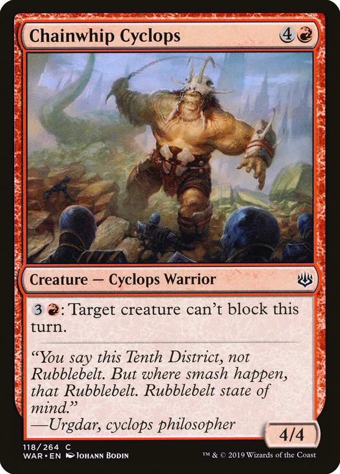 Chainwhip Cyclops front