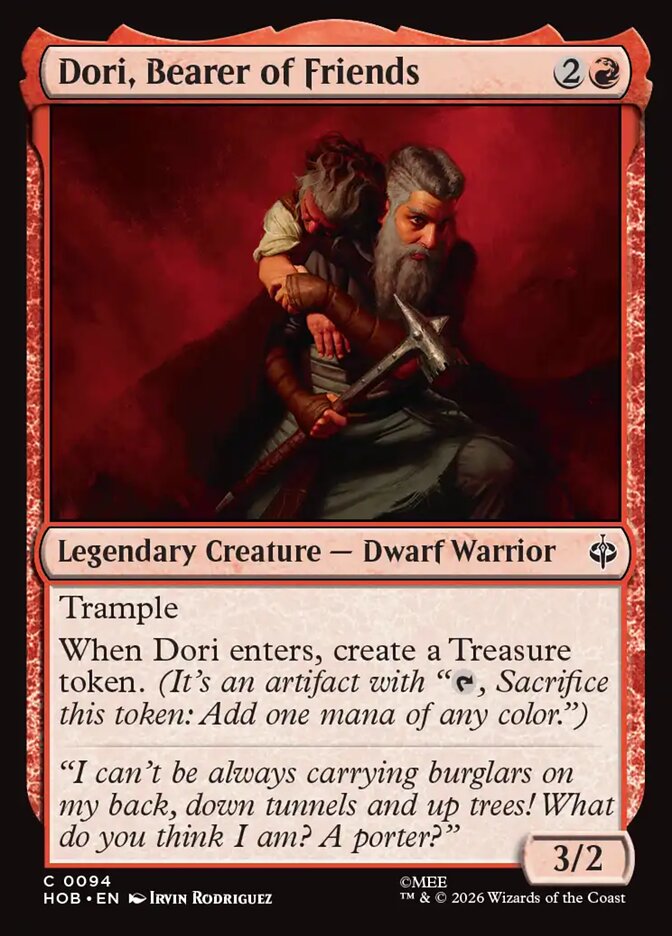 Dori, Bearer of Friends front