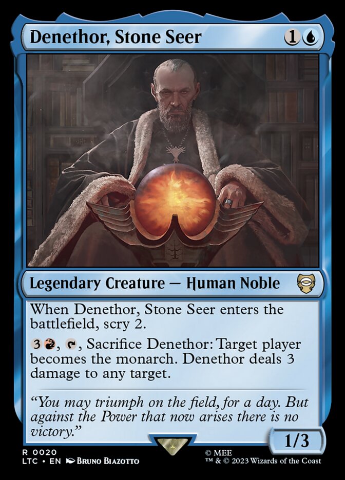 Denethor, Stone Seer front