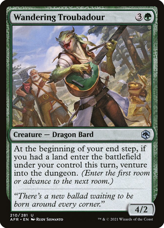 Wandering Troubadour front