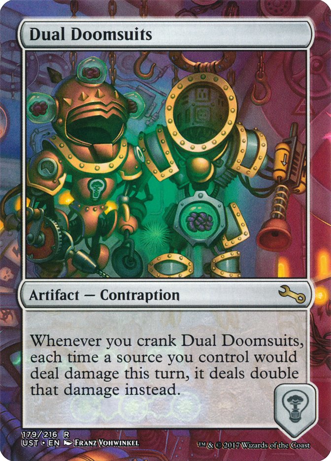Dual Doomsuits front