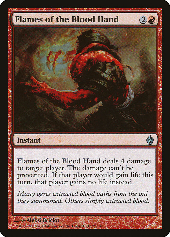 Flames of the Blood Hand front