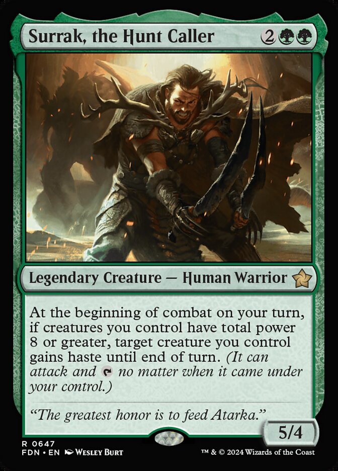 Surrak, the Hunt Caller front