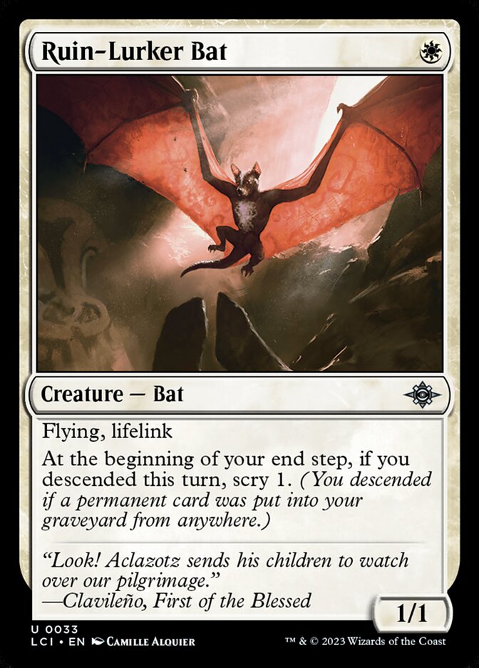 Ruin-Lurker Bat front