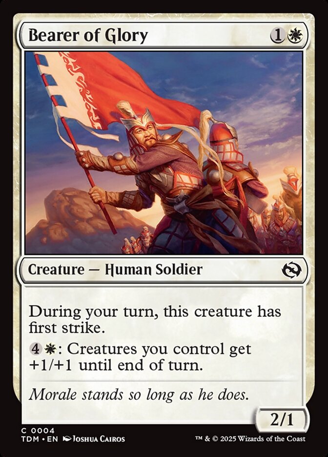 Bearer of Glory front