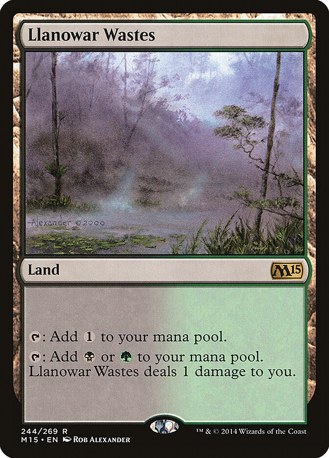 Llanowar Wastes front