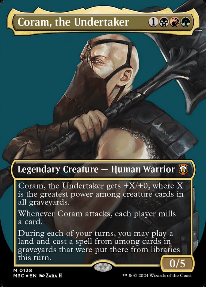 Coram, the Undertaker front