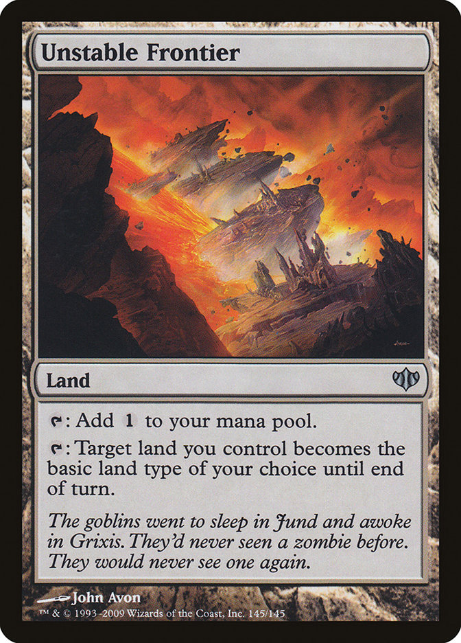 Unstable Frontier front