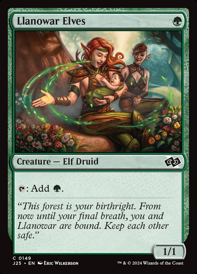 Llanowar Elves front