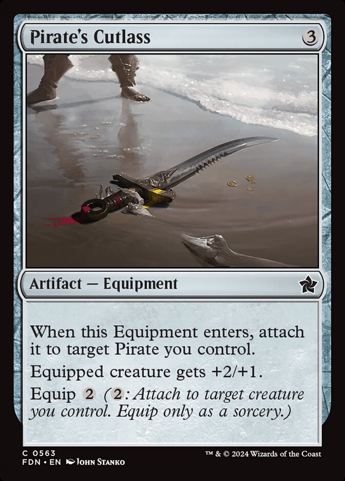 Pirate's Cutlass front