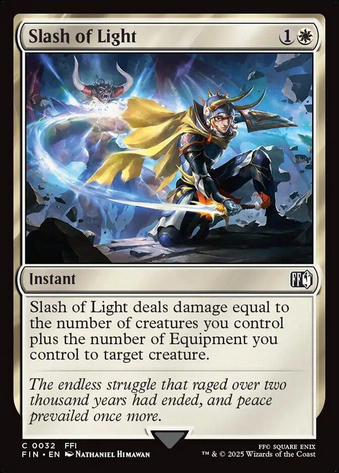 Slash of Light front