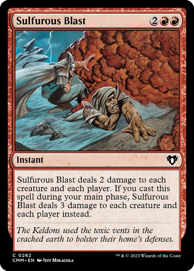 Sulfurous Blast front