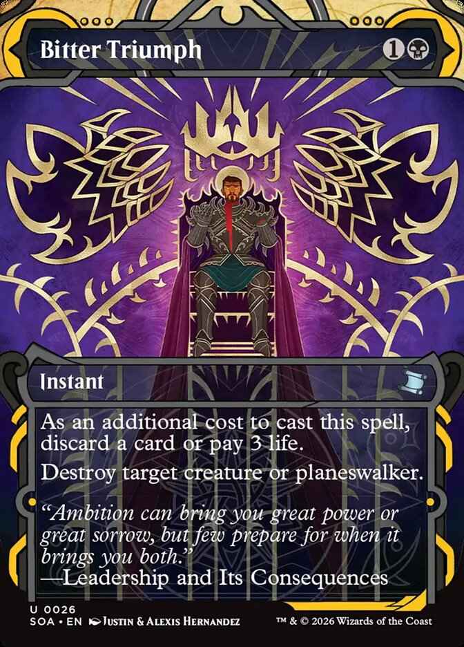 Bitter Triumph (Borderless)