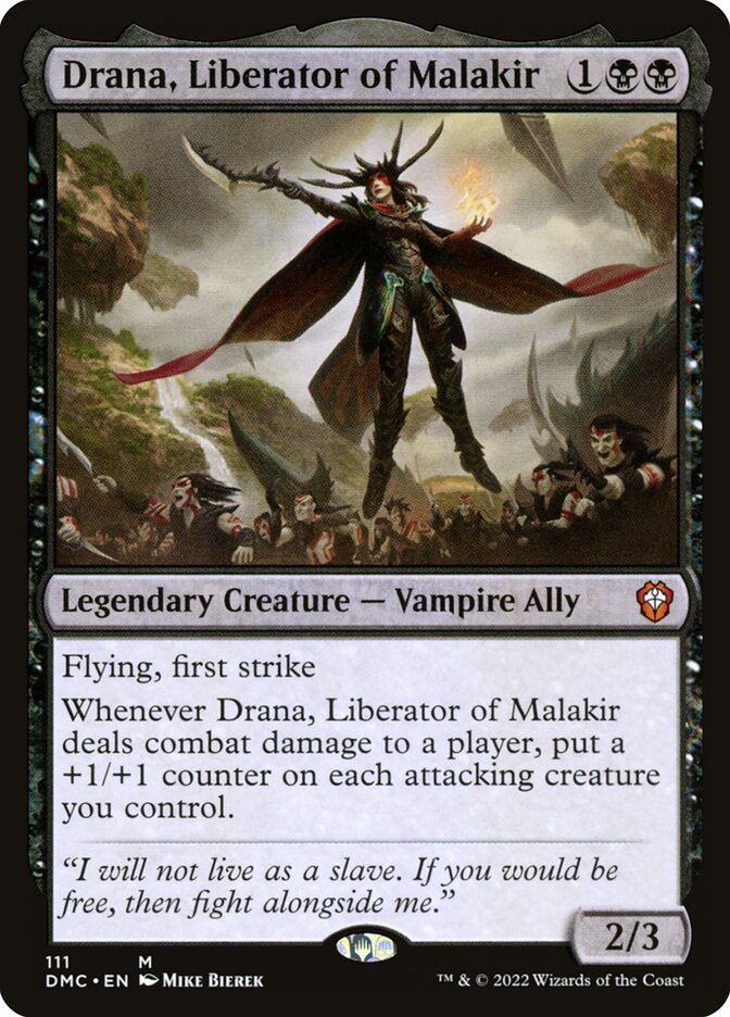 Drana, Liberator of Malakir front