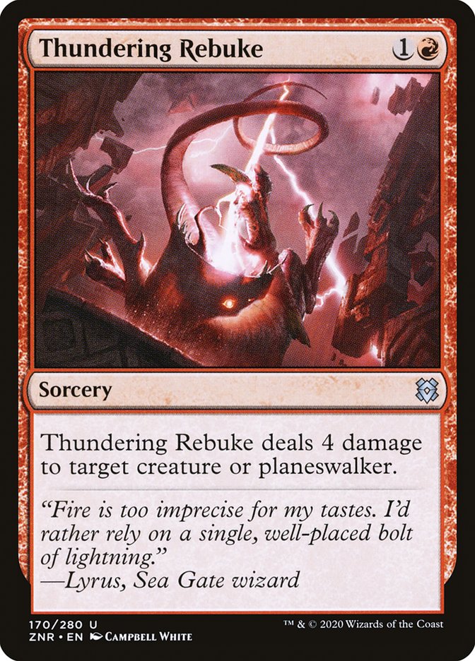 Thundering Rebuke front