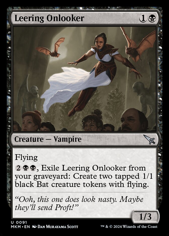 Leering Onlooker front