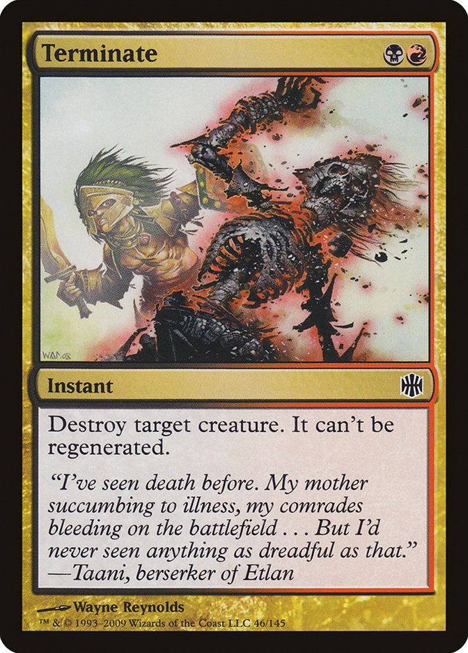 Terminate front