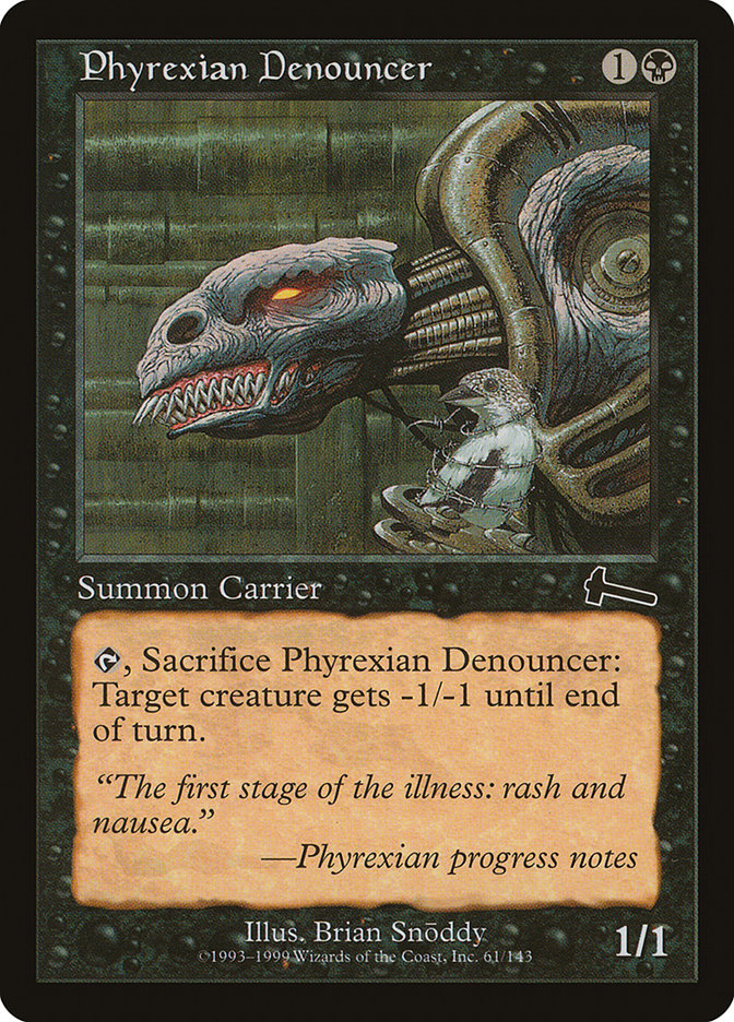 Phyrexian Denouncer front