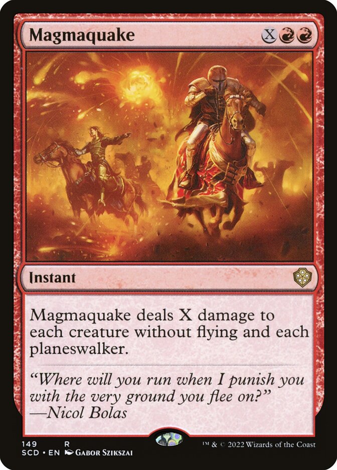 Magmaquake front