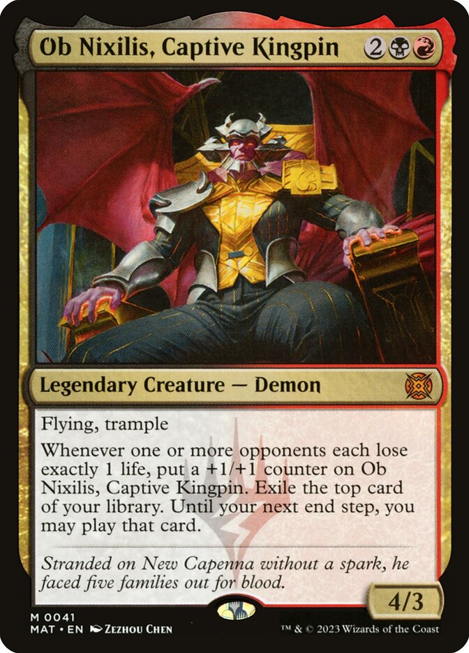 Ob Nixilis, Captive Kingpin front
