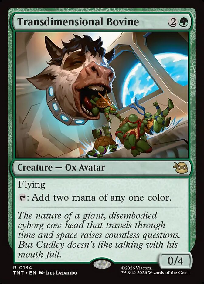 Transdimensional Bovine front