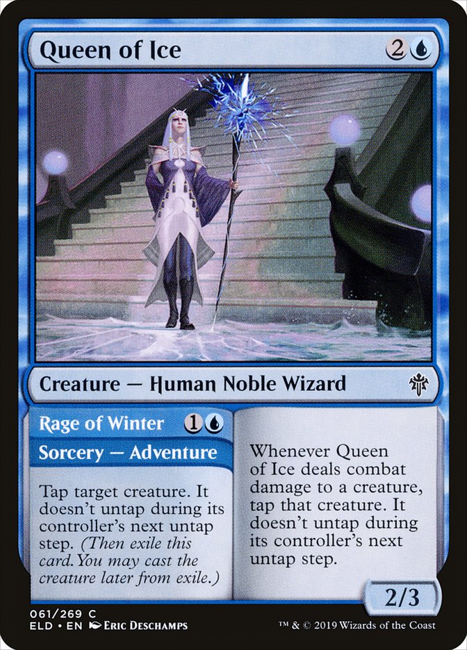 Queen of Ice // Rage of Winter front